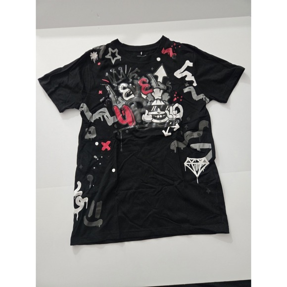 Southpole Other - Southpole Men's Graphic T-Shirt Size M Black Streetwear Level Up Print Cotton...